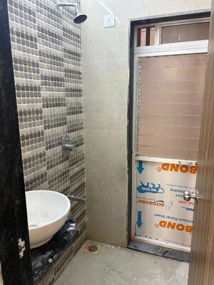 Bathroom in 1 BHK Apartment at Bhairaav Goldcrest Residency, Ghansoli – for Rent