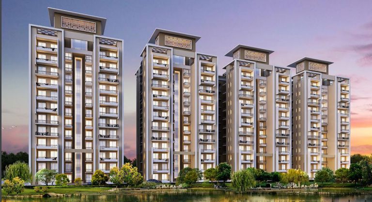 3.5 BHK + Servant Room Apartment For Sale in Central Park Flower Valley
