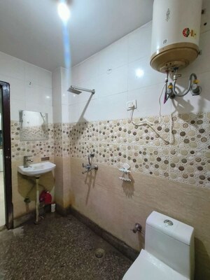 Bathroom in 1 BHK Apartment at Saket – for Rent