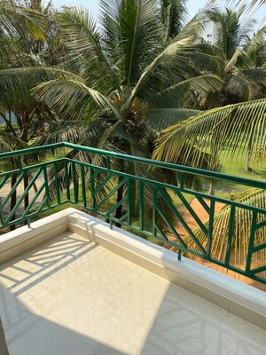 Balcony in 3 BHK Apartment at NCC Nagarjuna Greenwoods, Marathahalli – for Rent