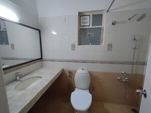 Bathroom in 3 BHK Apartment at NCC Nagarjuna Greenwoods, Marathahalli – for Rent