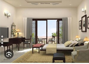 Living Room in 4 BHK Apartment at Prestige Leela Residency, Kodihalli – for Sale