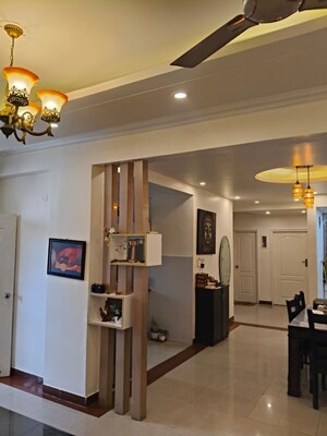 Living Room in 3.5 BHK Builder Floor at Sector 4 – for Rent