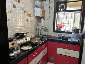 Kitchen in 1 BHK Apartment at New Sahyadri CHS, Sanpada – for Rent