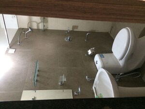 Bathroom in 3 BHK Apartment at Adi Skyline Apartments, Wakad – for Rent