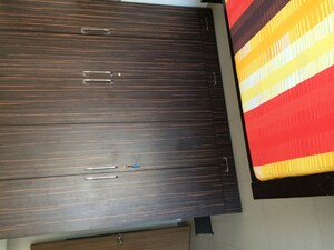 Bedroom in 3 BHK Apartment at Adi Skyline Apartments, Wakad – for Rent