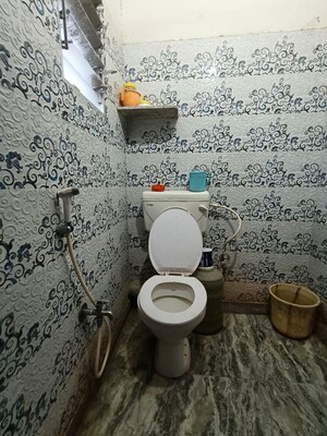Bathroom in 3 BHK Apartment at Lake Town – for Sale