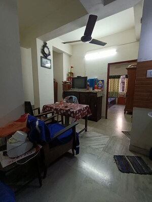 Living Room in 3 BHK Apartment at Lake Town – for Sale