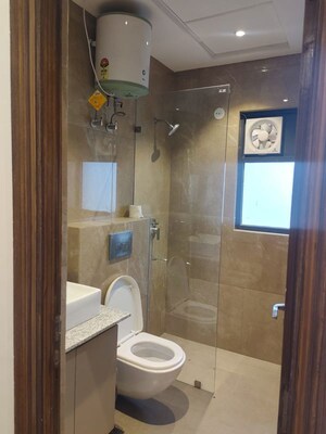Bathroom in 3 BHK Apartment at Suncity Vatsal Valley, Gwal Pahari – for Rent