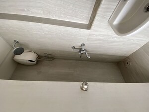 Bathroom in 1.5 BHK Apartment at Runwal Gardens, Dombivli East – for Rent
