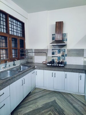 Kitchen in 1 BHK Builder Floor at RWA Apartments Sector 52, Sector 52 – for Rent