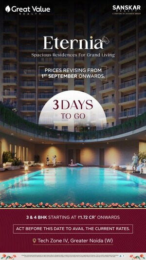 3 BHK Apartment – Exterior View View at Aurum Alumni Bliss, Sector 22d Yamuna Expressway - for Sale