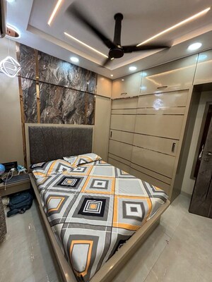 Bedroom in 1 BHK Apartment at Shraddha Vertica, Vikhroli East – for Rent