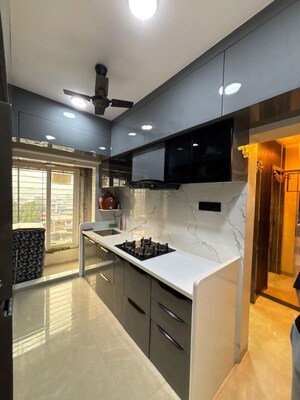 Kitchen in 1 BHK Apartment at Shraddha Vertica, Vikhroli East – for Rent