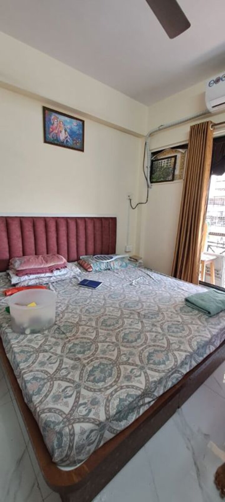 Bedroom, vrindavan-chs-airoli 2 Bedroom 1050 Sq.Ft. Apartment In Gothivali Village Navi Mumbai 10206378