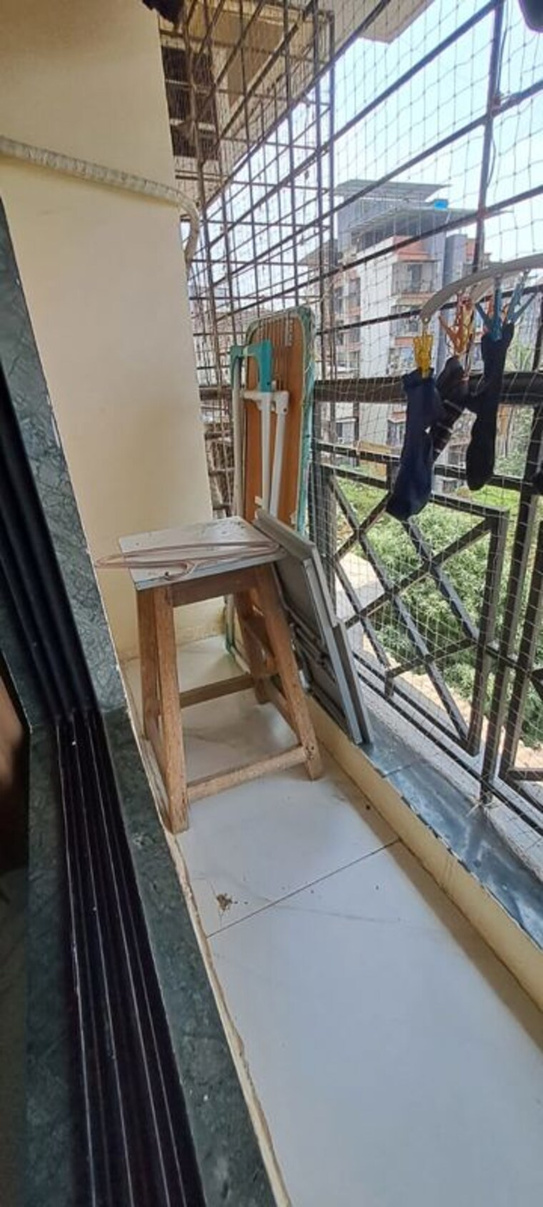 Balcony, vrindavan-chs-airoli 2 Bedroom 1050 Sq.Ft. Apartment In Gothivali Village Navi Mumbai 10206378