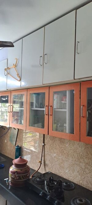 Kitchen in 2 BHK Apartment at Vrindavan CHS Airoli, Gothivali Village – for Sale