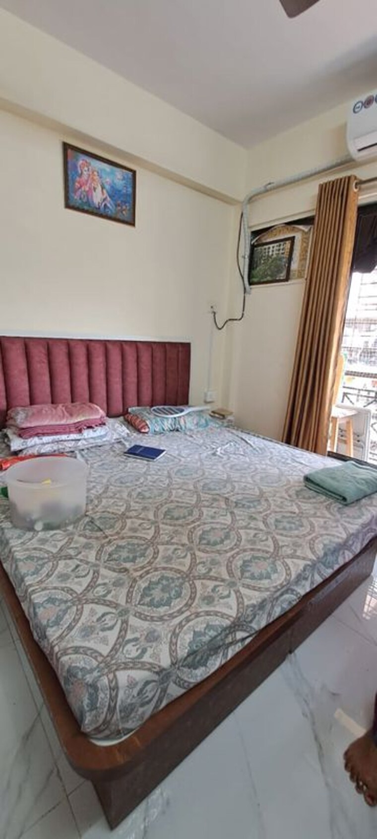 Bedroom, vrindavan-chs-airoli 2 Bedroom 1050 Sq.Ft. Apartment In Gothivali Village Navi Mumbai 10206378