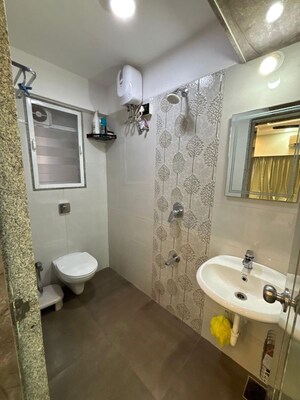 Bathroom in 2 BHK Apartment at Truearth View, Vikhroli East – for Rent