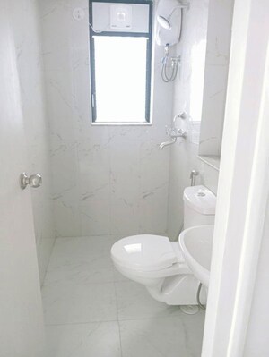 Bathroom in 2 BHK Apartment at Runwal Gardens Phase 3, Dombivli East – for Rent