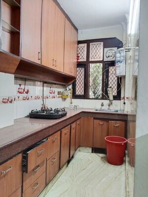 Kitchen in 3 BHK Builder Floor at Old Rajinder Nagar – for Rent