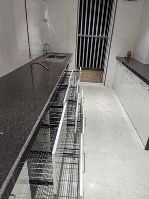 Kitchen in 3 BHK Apartment at Sunshine Infinity, Wadala – for Rent