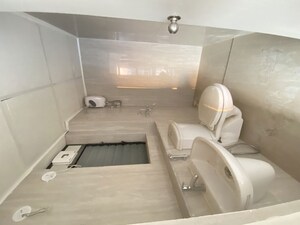 Bathroom in 2 BHK Apartment at Runwal Gardens, Dombivli East – for Rent