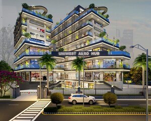  Office Space – Exterior View View at Uniwest Hub, Sector 22d Yamuna Expressway - for Sale