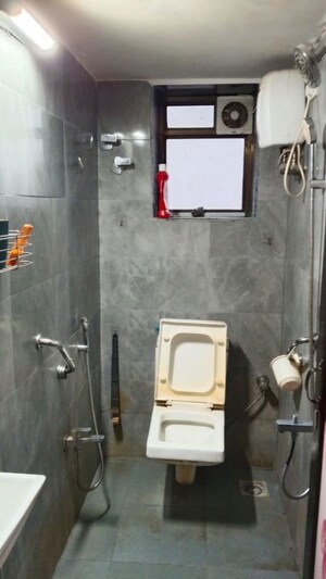 Bathroom in 1 BHK Apartment at Shantinagar CHS Dadar West, Dadar West – for Rent
