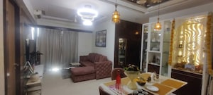 Living Room in 3 BHK Apartment at Shapoorji Pallonji Vicinia, Powai – for Rent