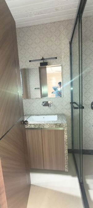 Bathroom in 3.5 BHK Apartment at Ekta Tripolis, Goregaon West – for Rent