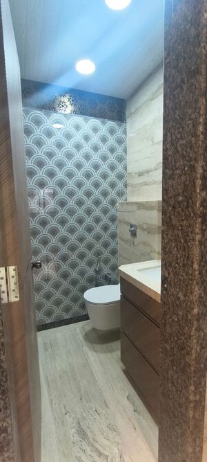 Bathroom in 3.5 BHK Apartment at Ekta Tripolis, Goregaon West – for Rent