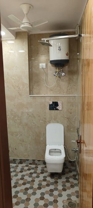 Bathroom in 1 BHK Builder Floor at Govindpuri – for Rent