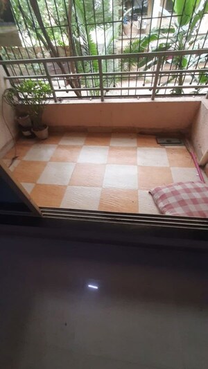 Balcony in 1 BHK Apartment at Shivalay Complex, Kalyan East – for Rent