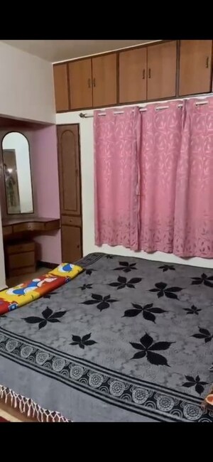 Bedroom in 2 BHK Apartment at Bhosale Elite, Bhosale Nagar – for Rent