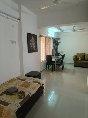 Living Room in 2 BHK Apartment at Pimple Saudagar – for Rent