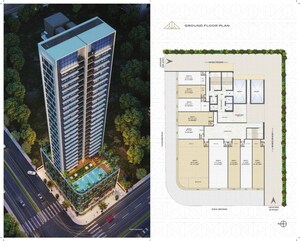 3 BHK Apartment – Exterior View View at Delta Icon, Airoli Sector 7 - for Sale