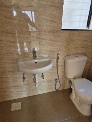 Bathroom in 2 BHK Apartment at Kumar Palaash A, Wadgaon Sheri – for Rent