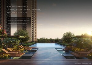 Swimming Pool in 3 BHK Apartment at Godrej Aristocrat, Sector 49 – for Sale