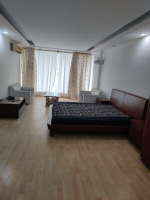 Living Room in 1 BHK Builder Floor at East Of Kailash – for Rent