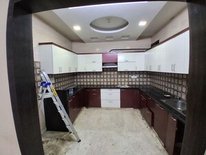 Kitchen in 4 BHK Builder Floor at Rajouri Garden – for Rent