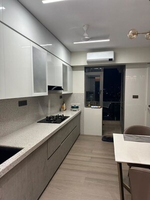 Kitchen in 3 BHK Apartment at Kalpataru Vienta, Kandivali East – for Sale