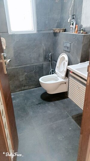 Bathroom in 3 BHK Apartment at Unitech Fresco, Sector 50 – for Rent