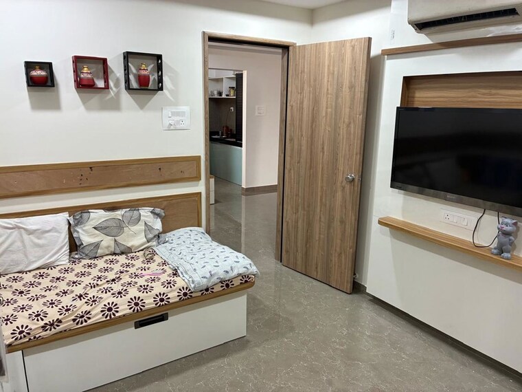 Bedroom, sun-empire 3 Bedroom 1600 Sq.Ft. Apartment In Sinhagad Pune 10206711