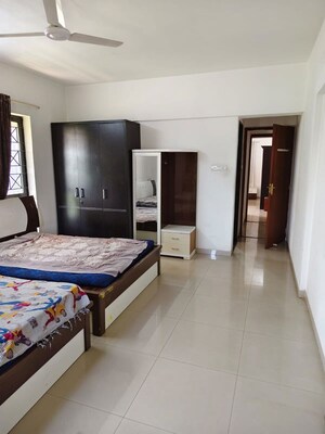 Bedroom in 4 BHK Apartment at Kapil Malhar Apartment, Baner – for Rent