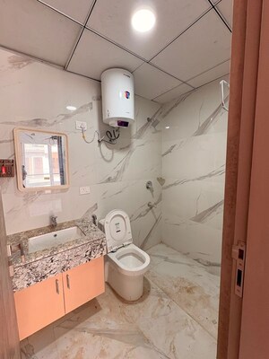 Bathroom in 3.5 BHK Builder Floor at Smart World Gems, Sector 89 – for Rent