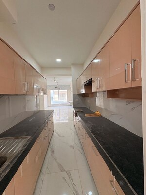 Kitchen in 3.5 BHK Builder Floor at Smart World Gems, Sector 89 – for Rent