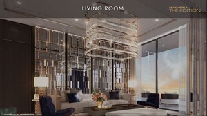 Living Room in 3.5 BHK Apartment at Smart World The Edition, Sector 66 – for Sale