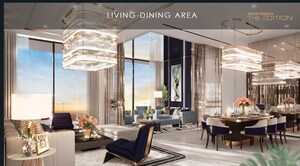 Dining area in 3.5 BHK Apartment at Smart World The Edition, Sector 66 – for Sale