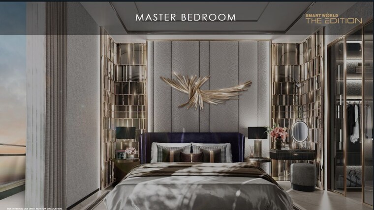 Master Bedroom, smart-world-the-edition 3.5 Bedroom 3035 Sq.Ft. Apartment In Sector 66 Gurgaon 10206591
